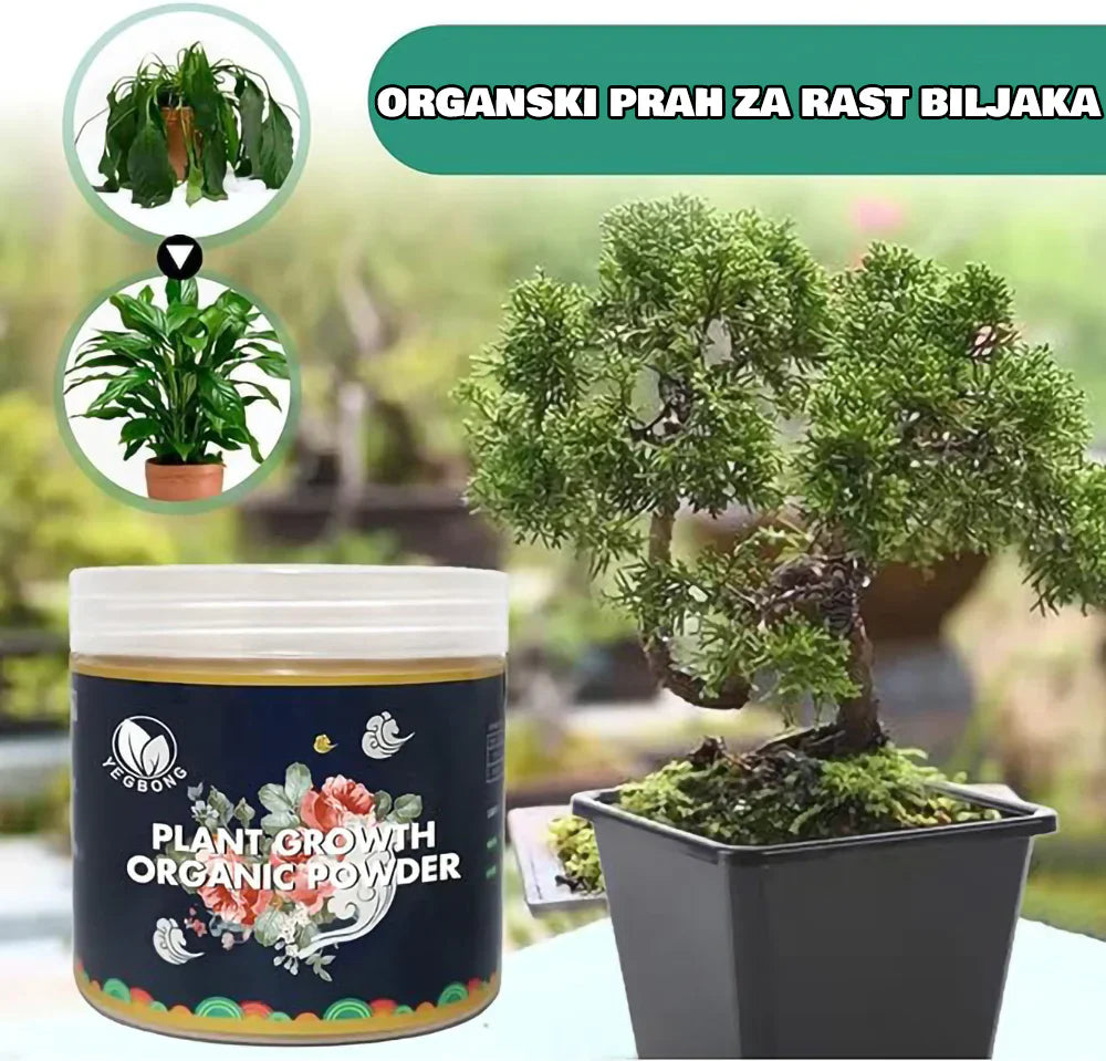 Organski prah za rast biljaka